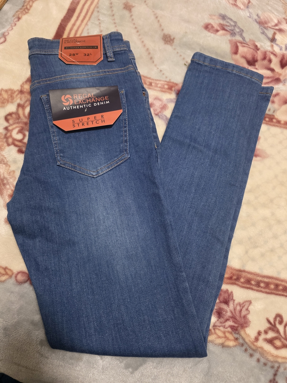 Regal EXCHANGE Womens Blue Super Stretch Jeans